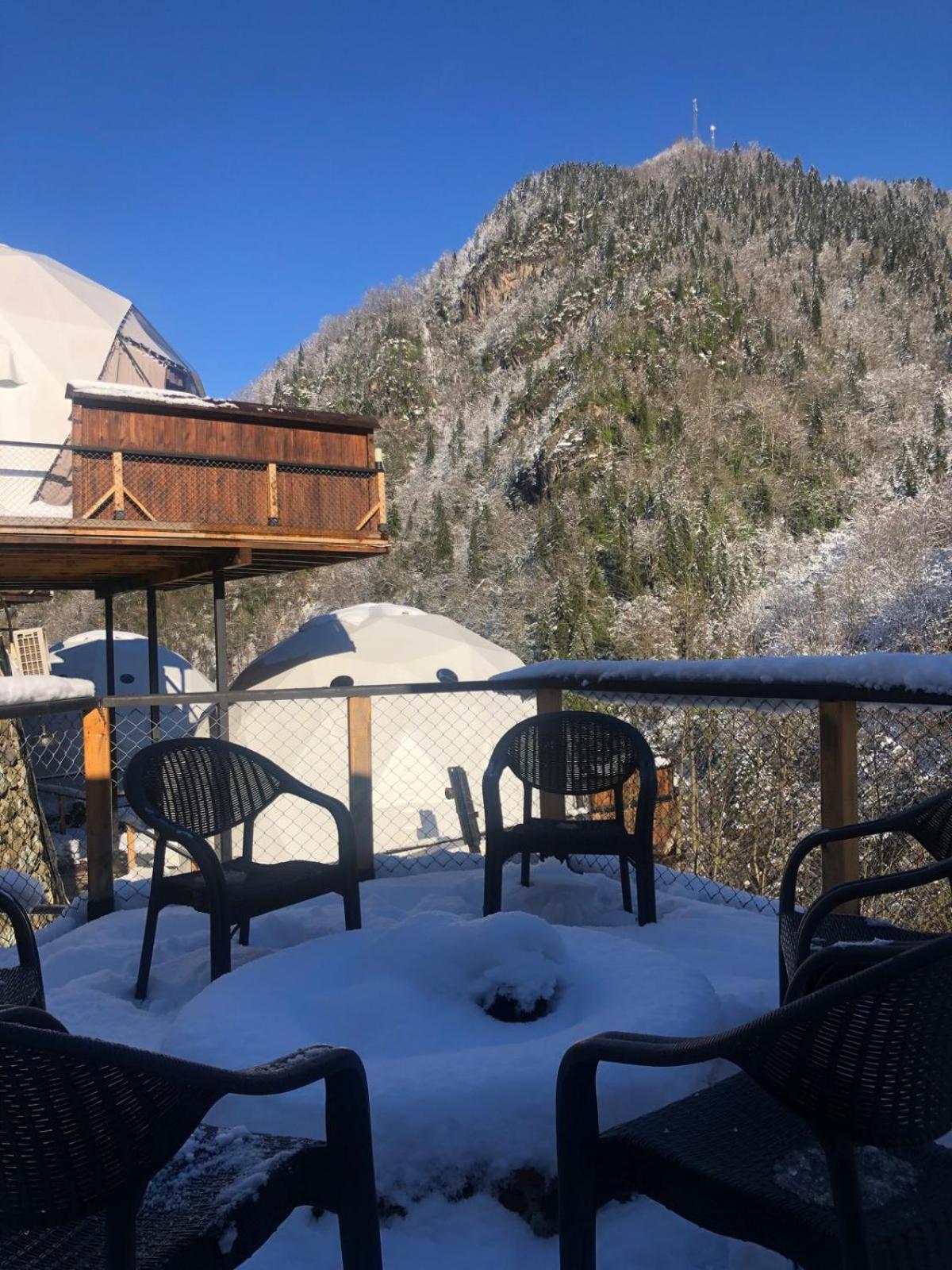 Hotel Kaledome Orman Evleri Çamlıhemşin Exteriér fotografie