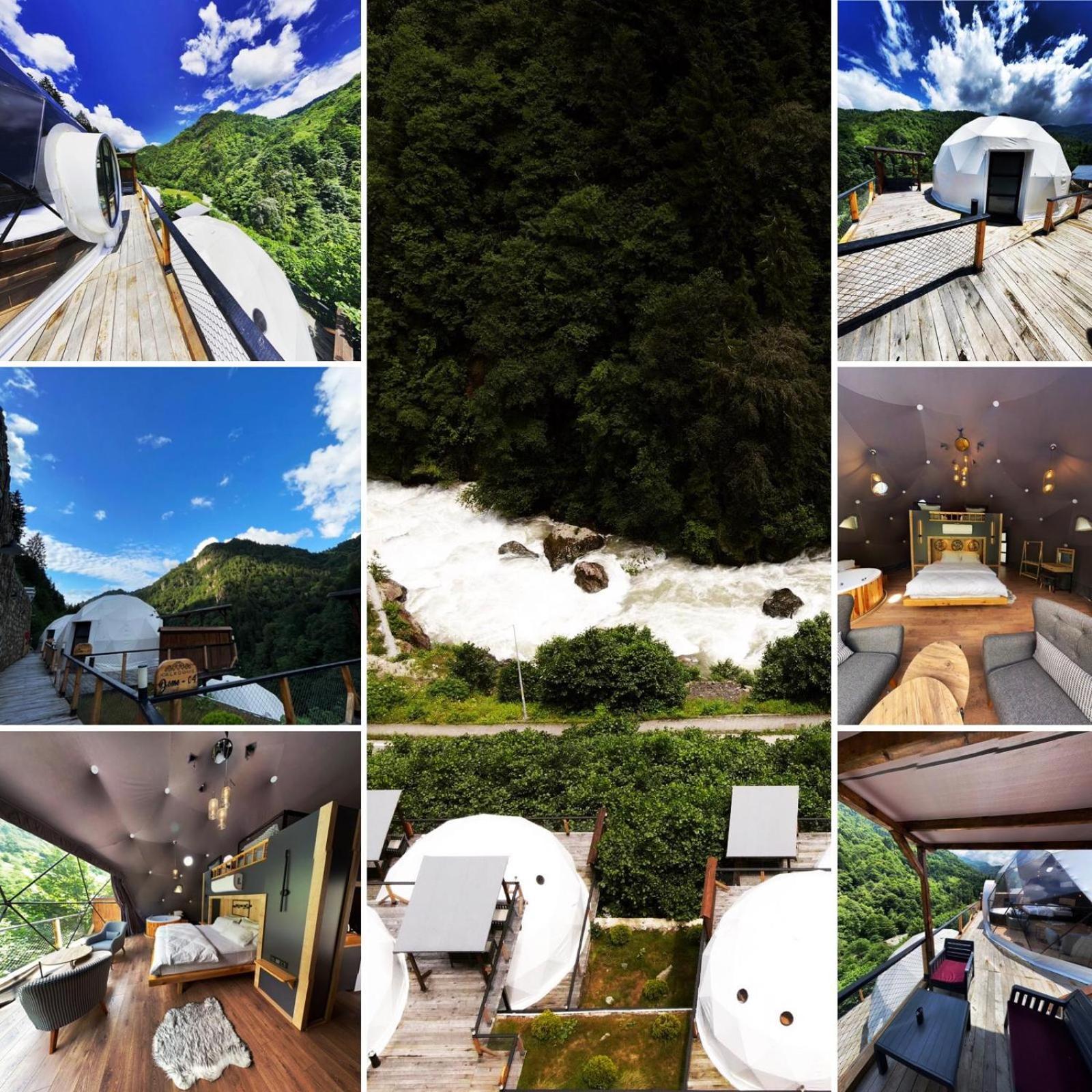 Hotel Kaledome Orman Evleri Çamlıhemşin Exteriér fotografie